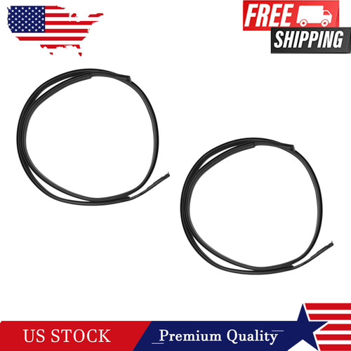 Black roof top trim moldings - black,
