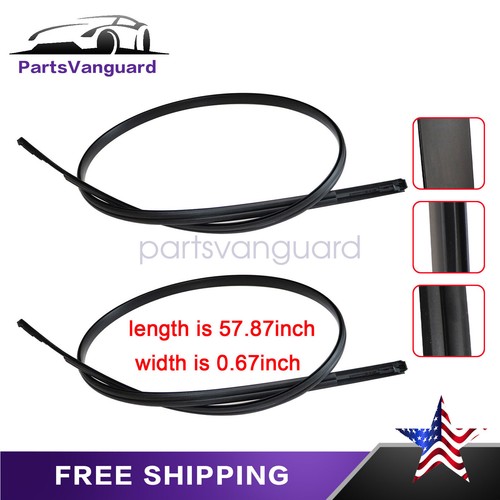 2pcs roof drip moulding - roof, &