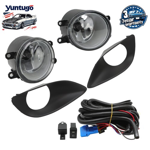 Pair front bumper clear - clear, fog