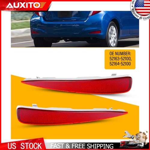Rear set bumper - of, reflector