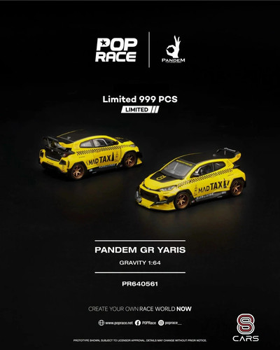 Pop race toyota gr - race,